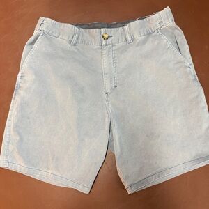 Marsh Wear Light Blue Men's Flat Front Shorts